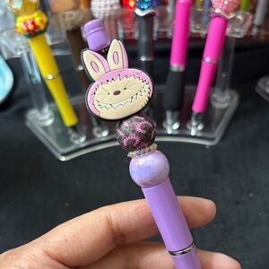 Purple Labubu Head Pen 💜